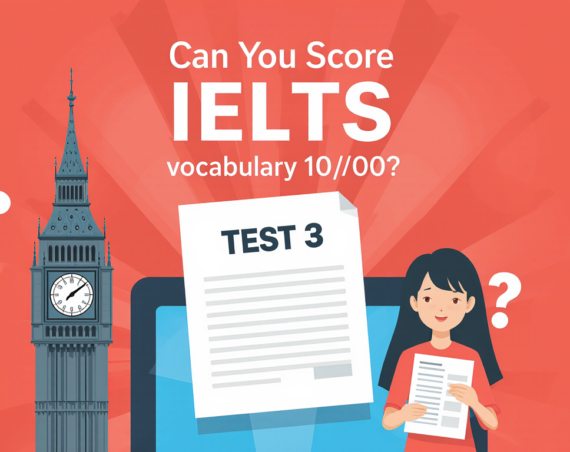Пробный тест IELTS онлайн по словарному запасу 3