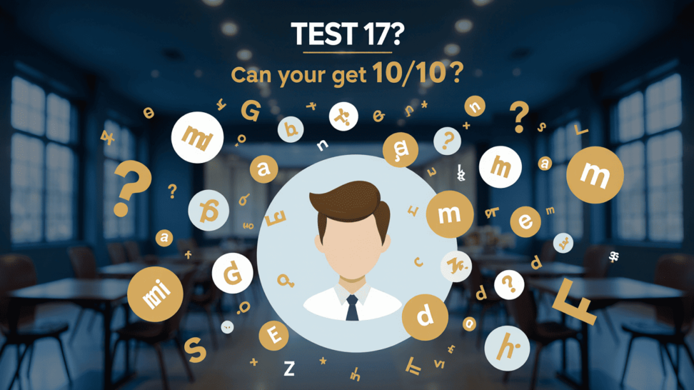 IELTS vocabulary test 17
