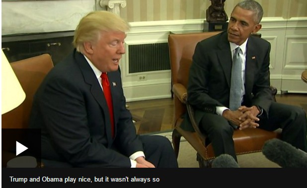 Трамп встретился с Обамой в Белом Доме