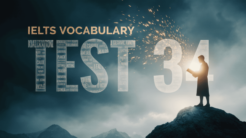 IELTS vocabulary test 34