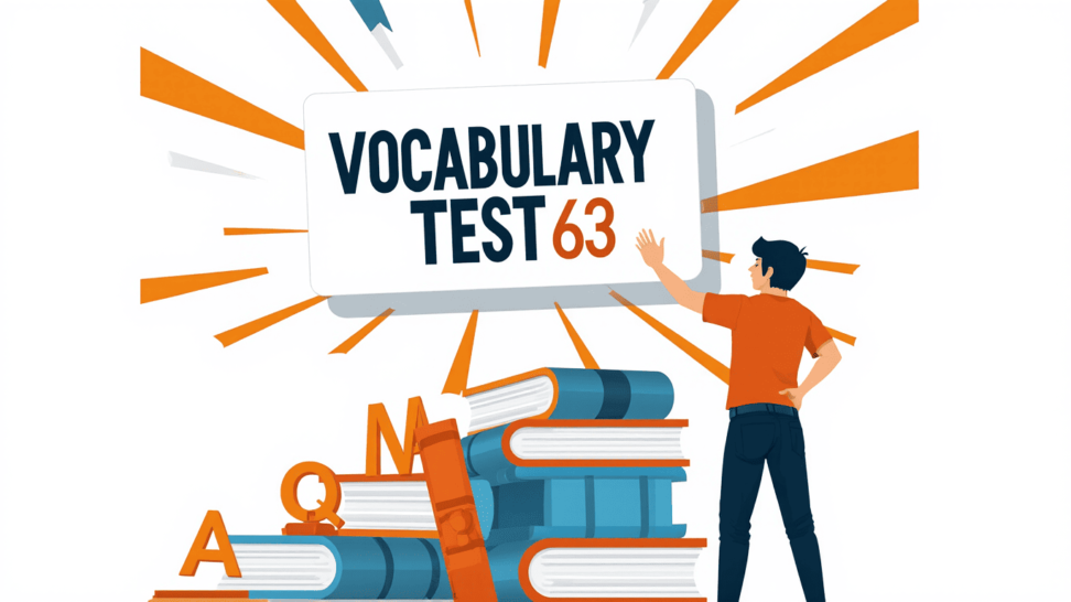 IELTS vocabulary test 63