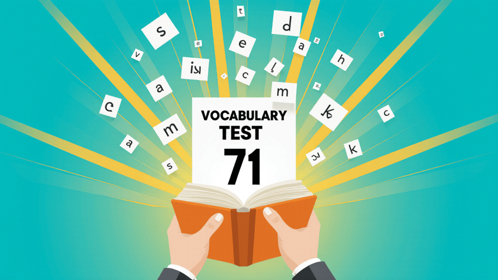 IELTS vocabulary test 71