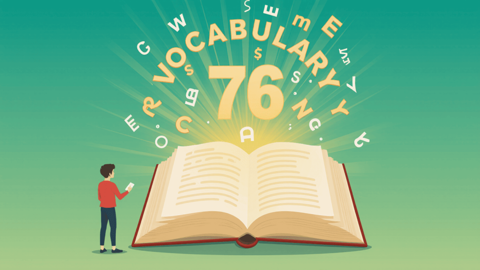 IELTS vocabulary test 76