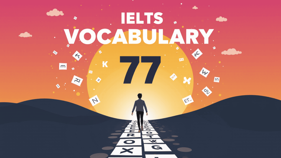 IELTS vocabulary test 77