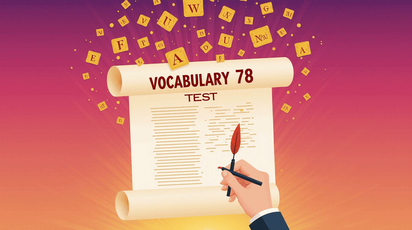 IELTS vocabulary test 78