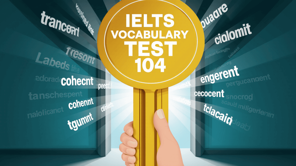 IELTS vocabulary test 104