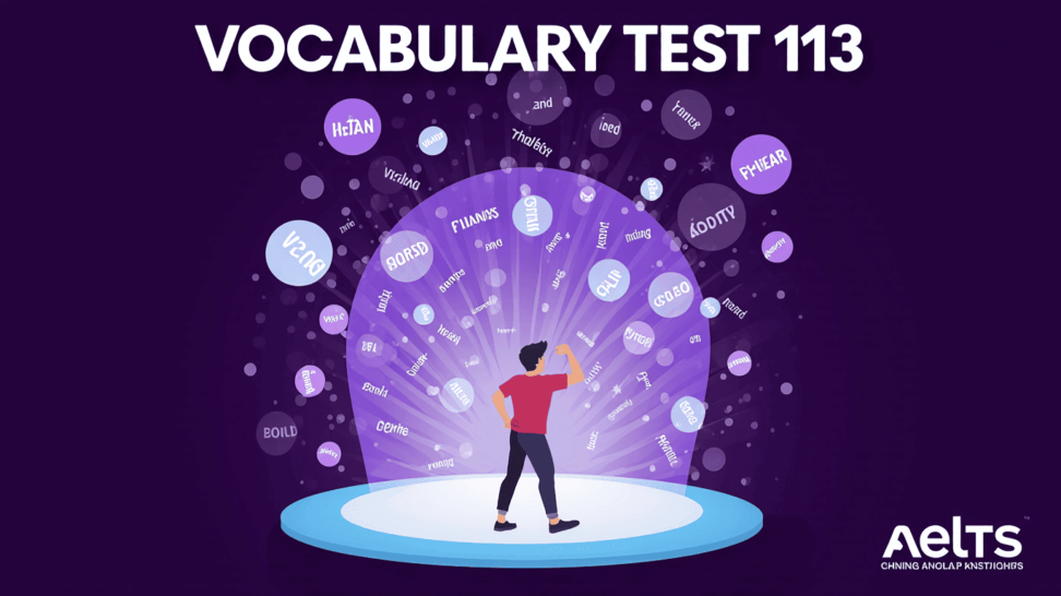 IELTS vocabulary test 113