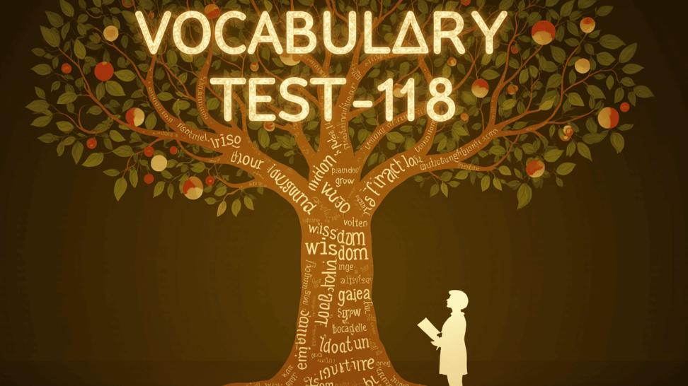IELTS vocabulary test 118