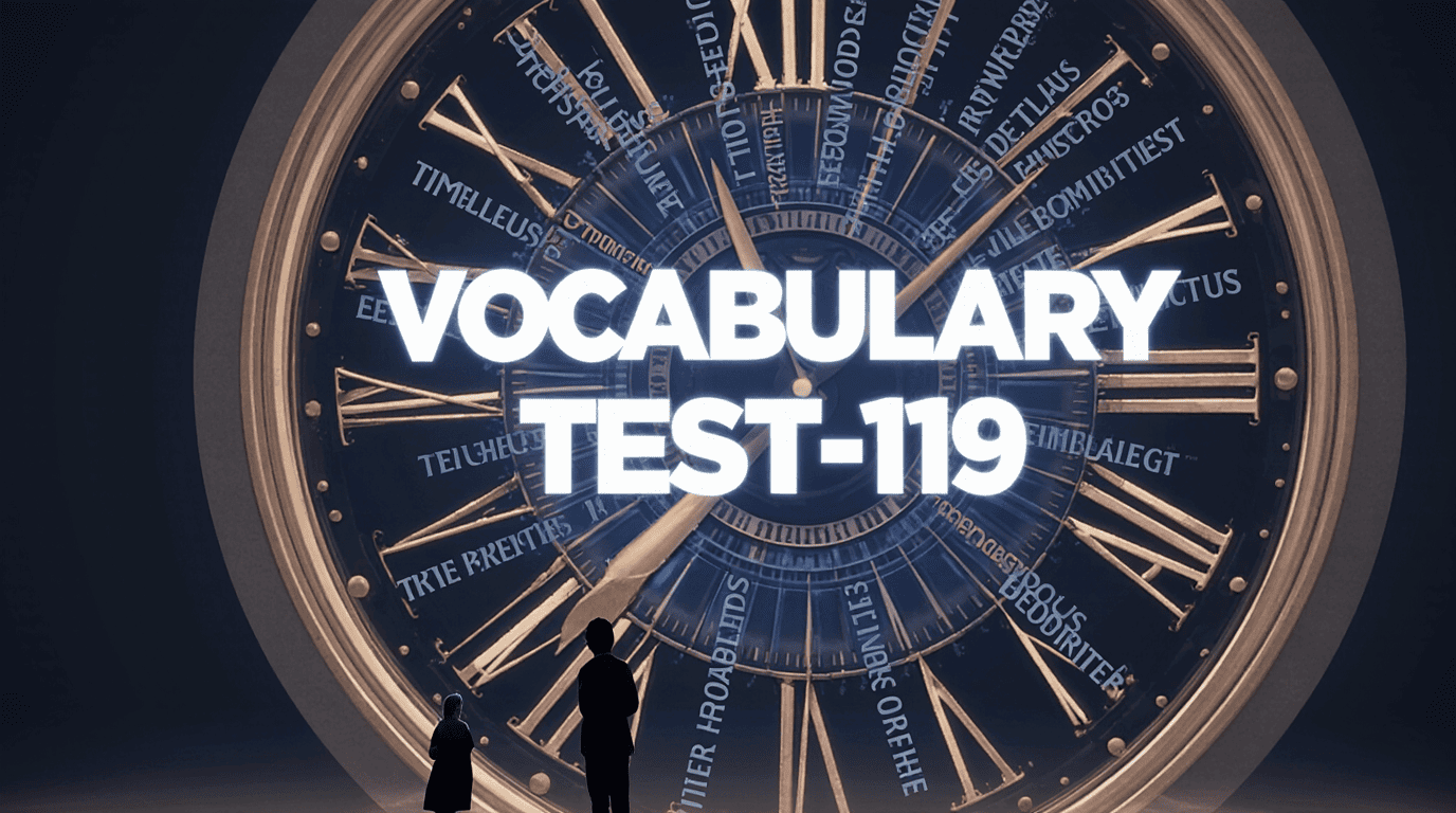 IELTS vocabulary test 119