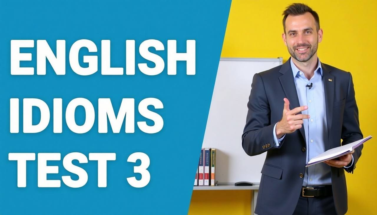 English idioms test 3