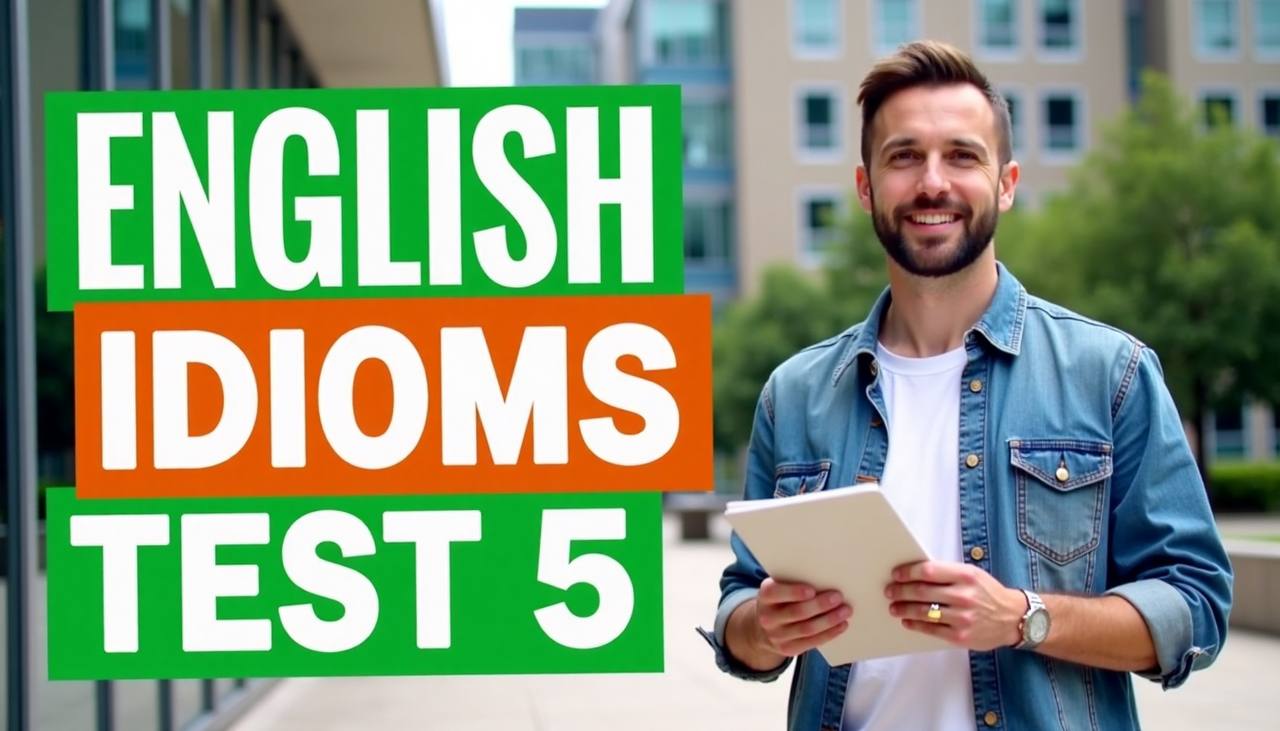 ENGLISH IDIOMS TEST 5