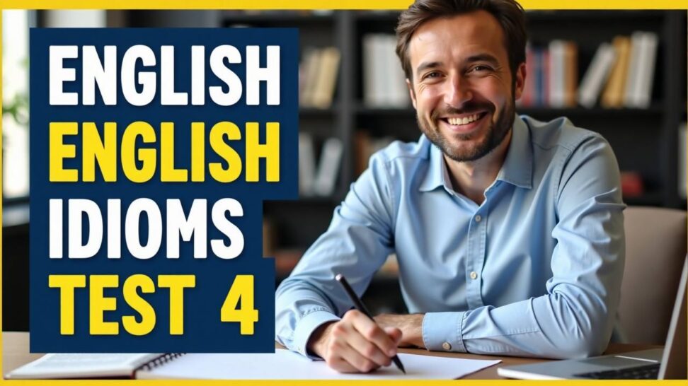 English idioms test 4