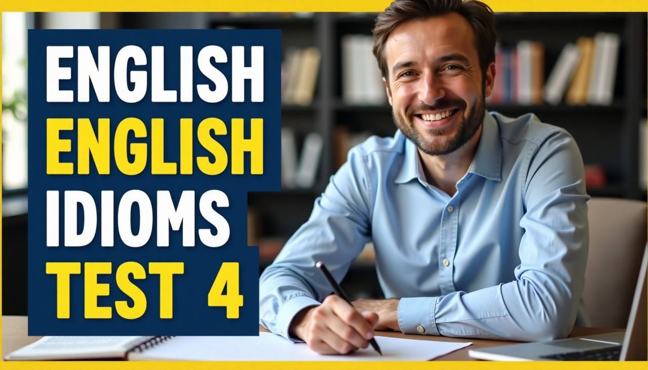 English idioms test 4