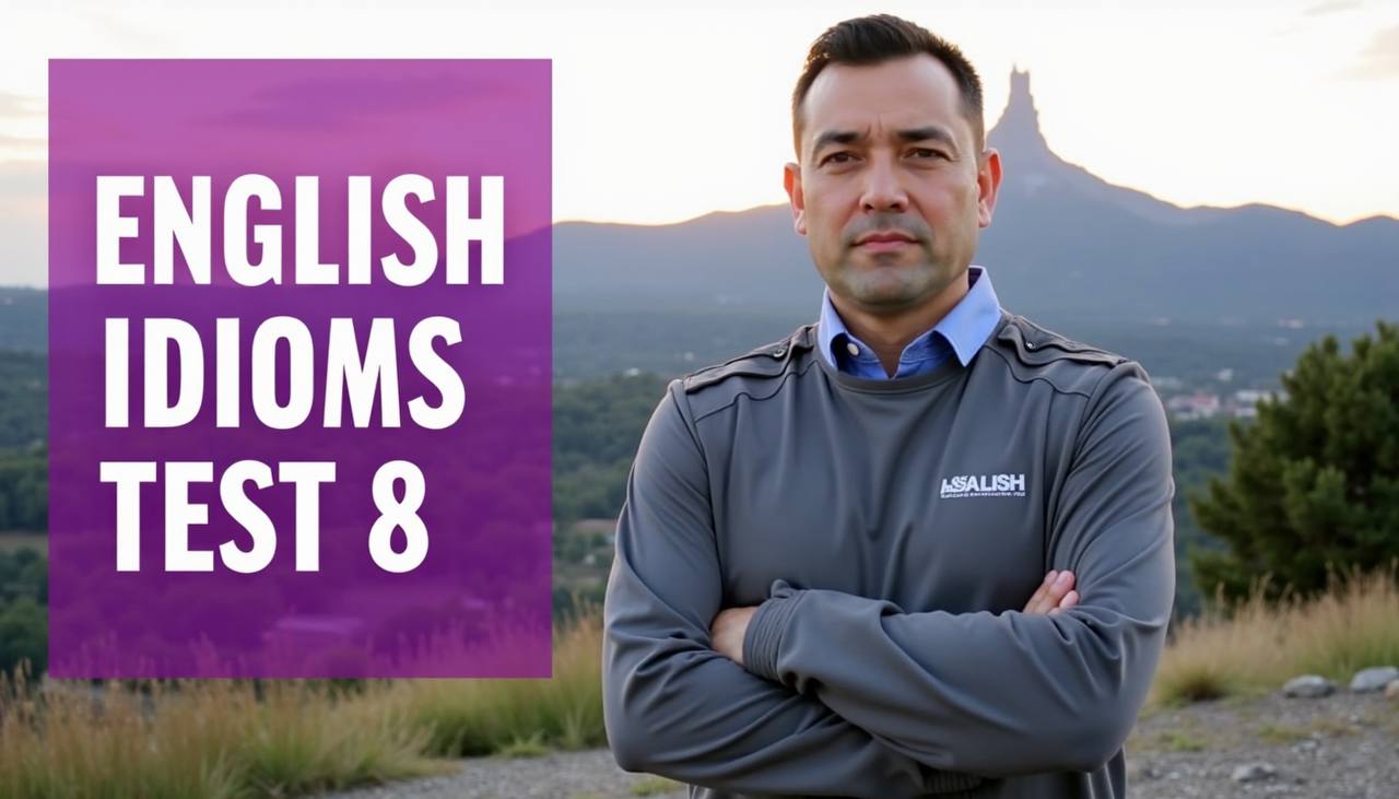English idioms test 8