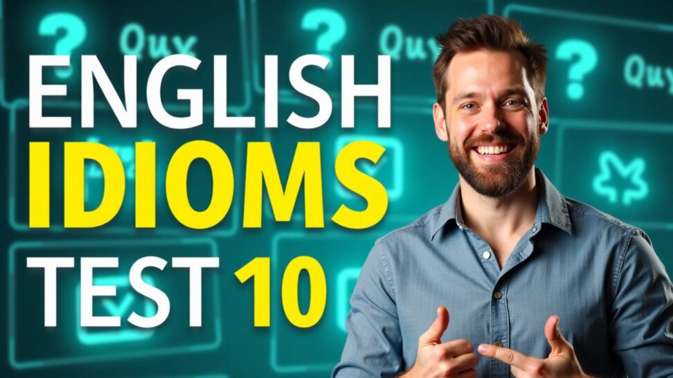 English idioms test 10