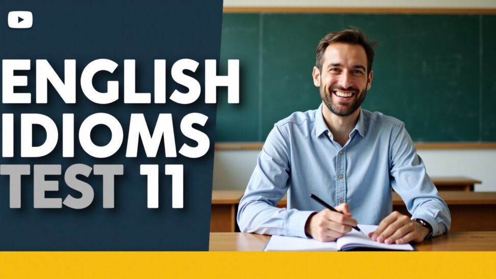 English idioms test 11