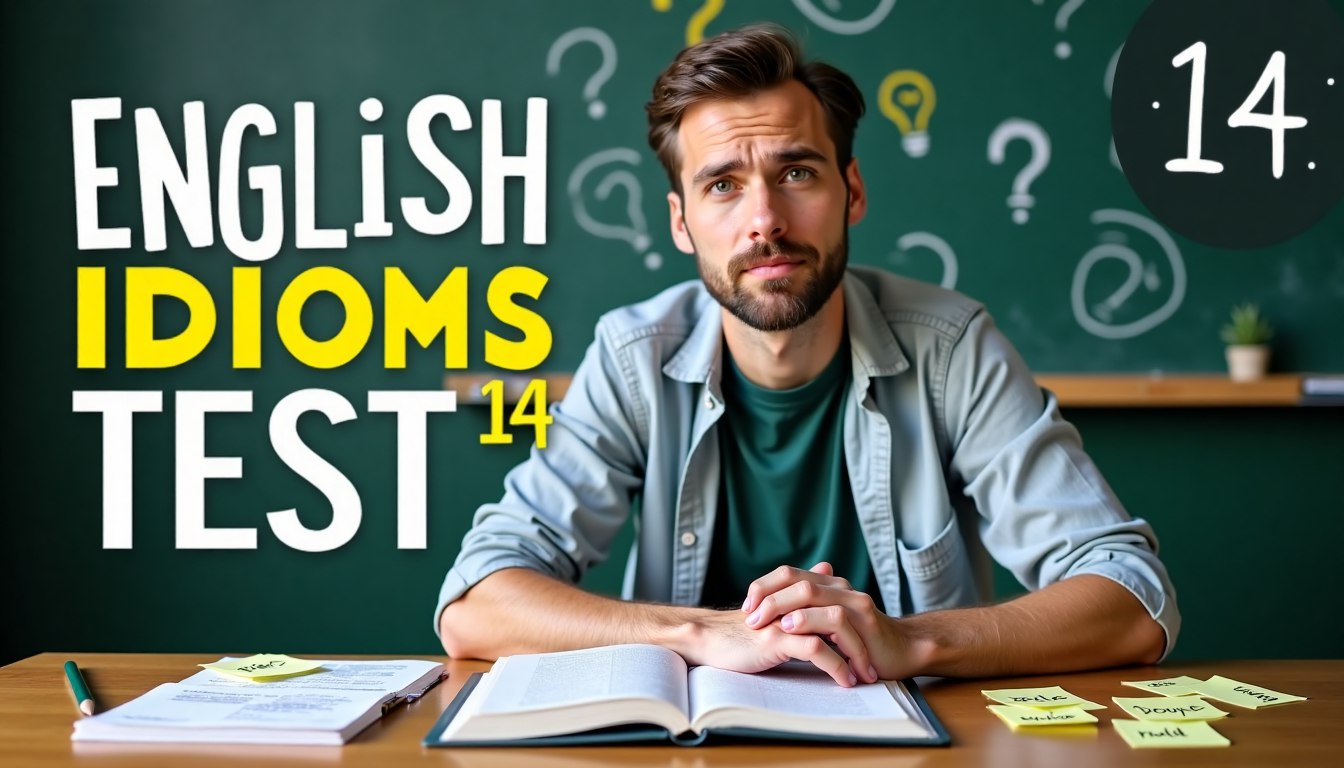 English idioms test 14