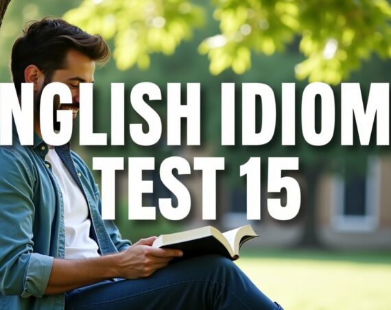 English idioms test 15