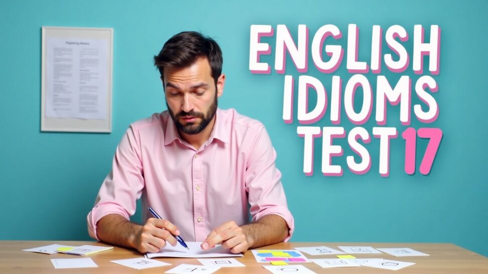 English idioms test 17
