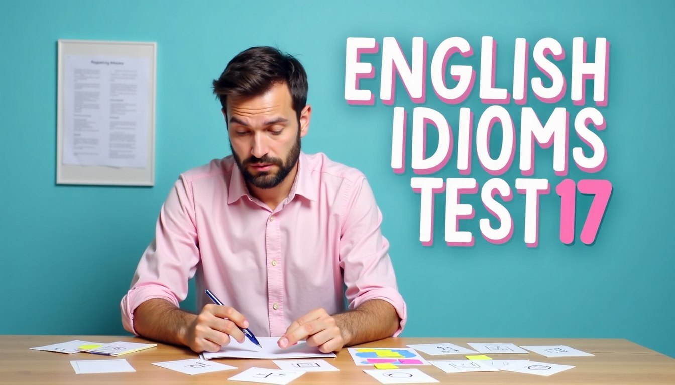 English idioms test 17