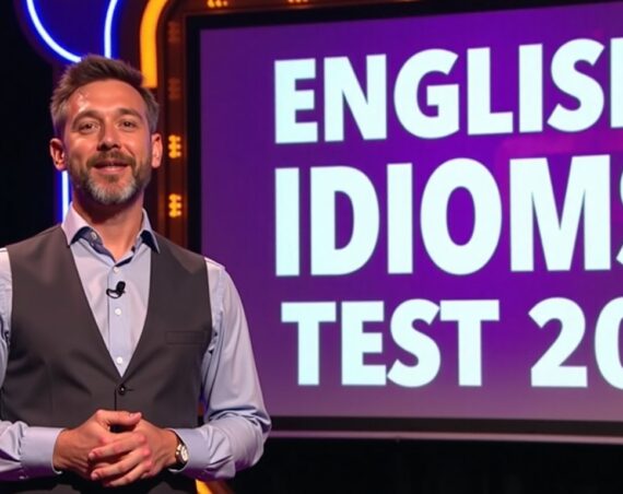 English idioms test 20