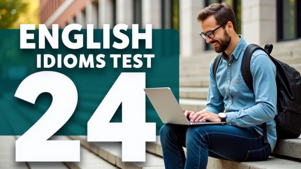 English idioms test 24