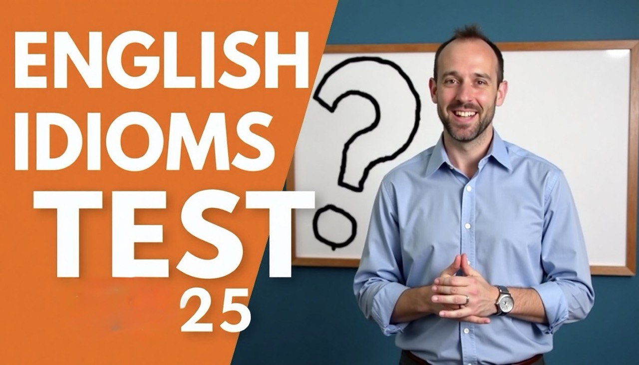 English idioms test 25