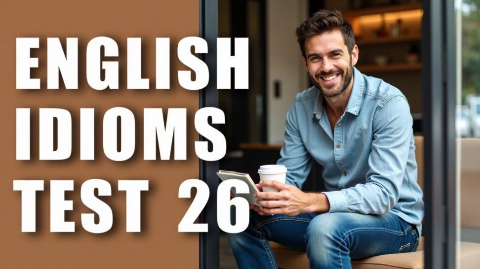 English idioms test 26