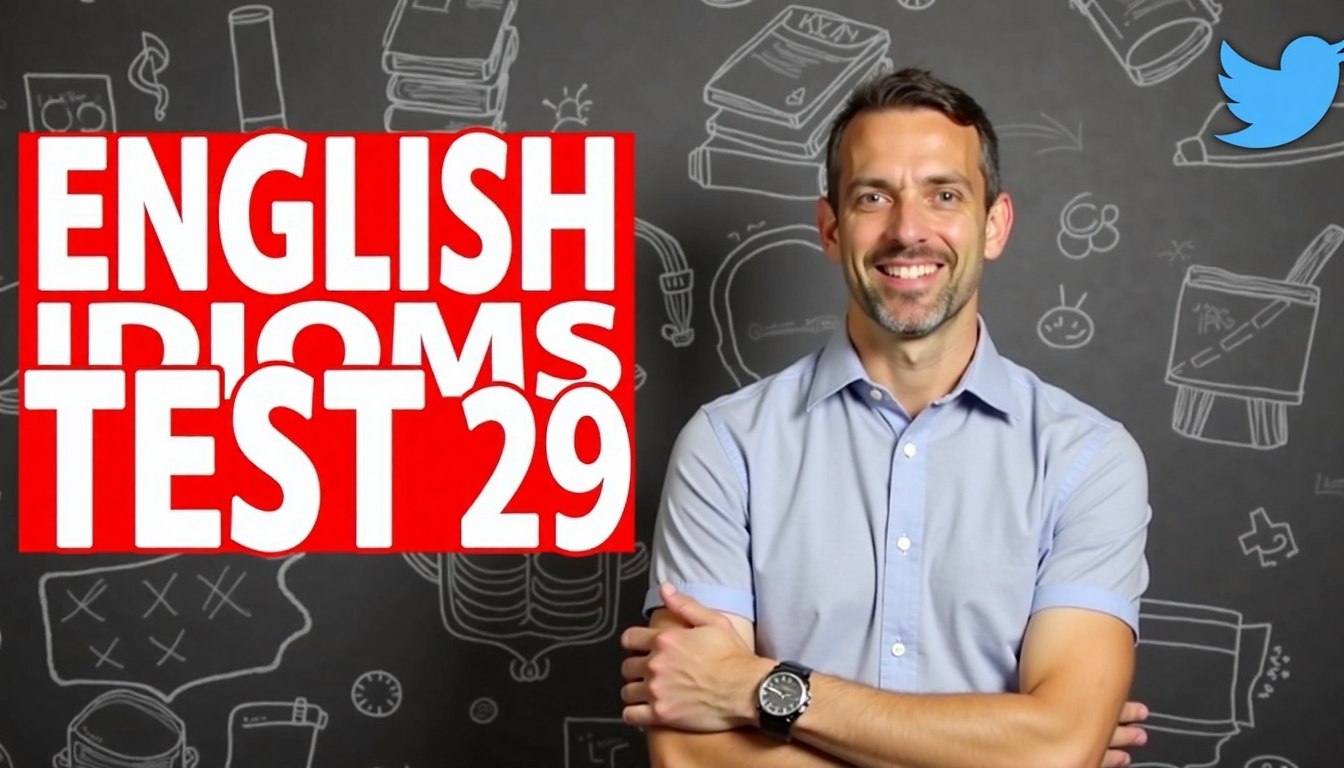 English idioms test 29