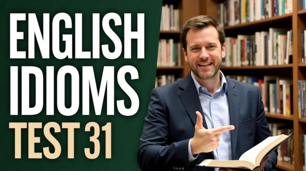 English idioms test 31