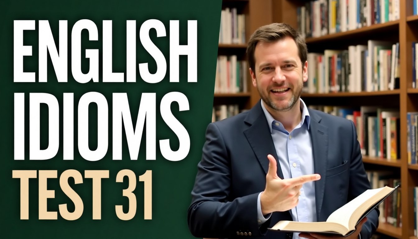 English idioms test 31