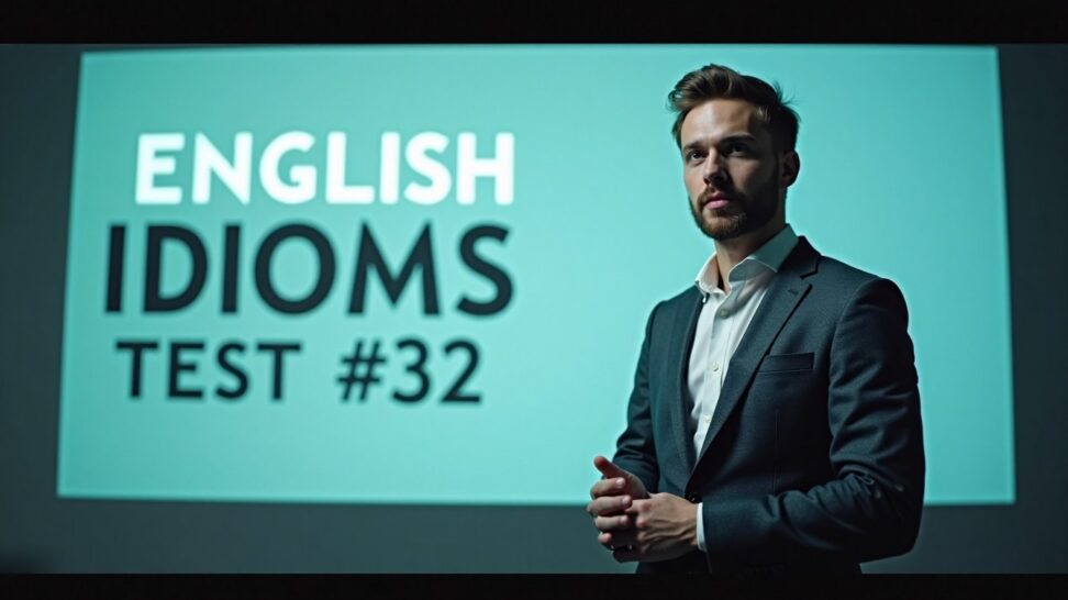 English idioms test 32