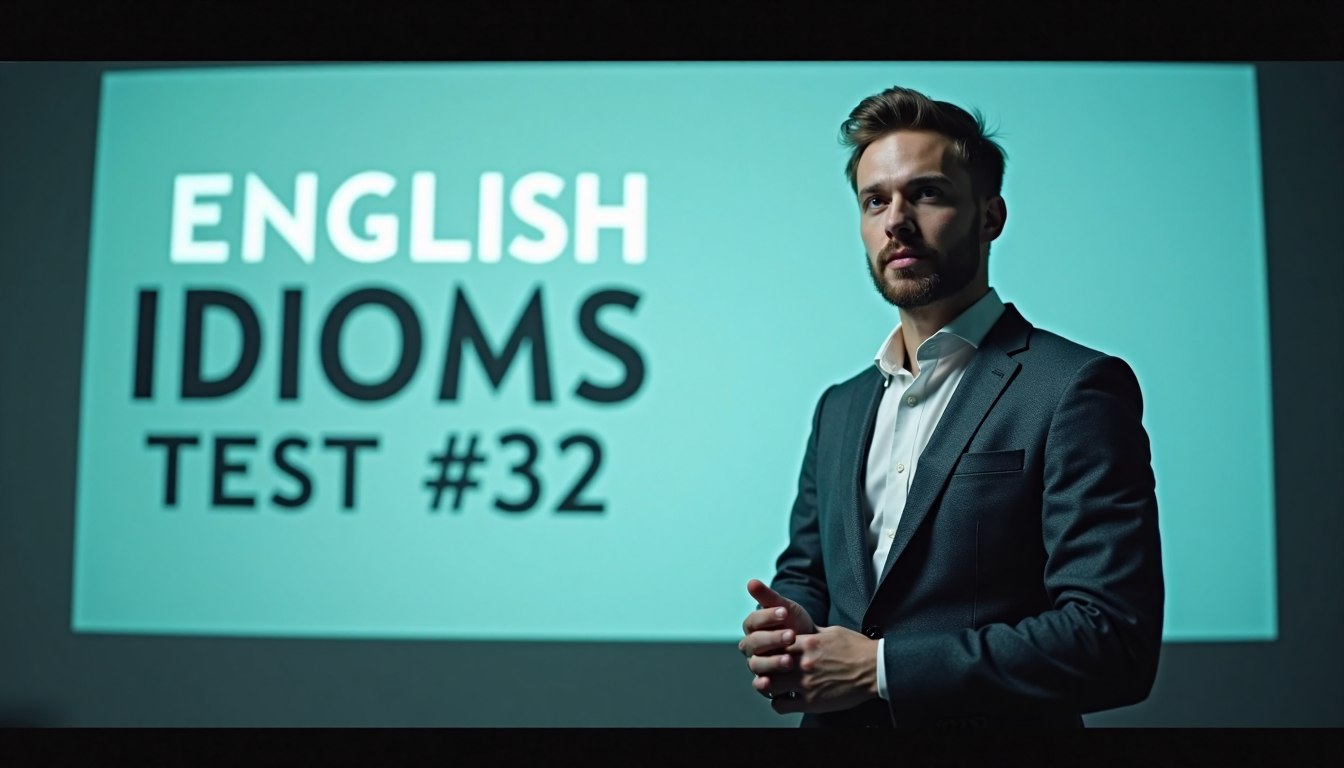 English idioms test 32