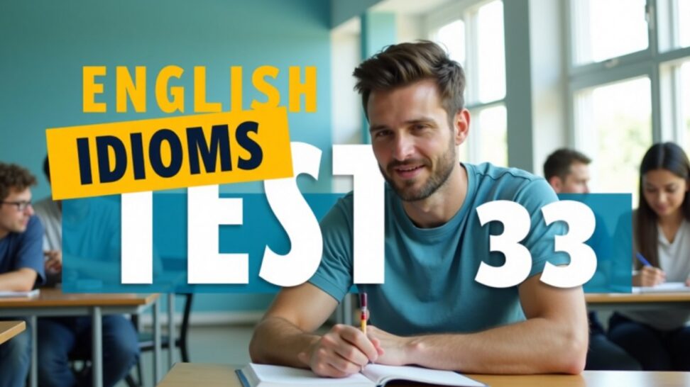 English idioms test 33