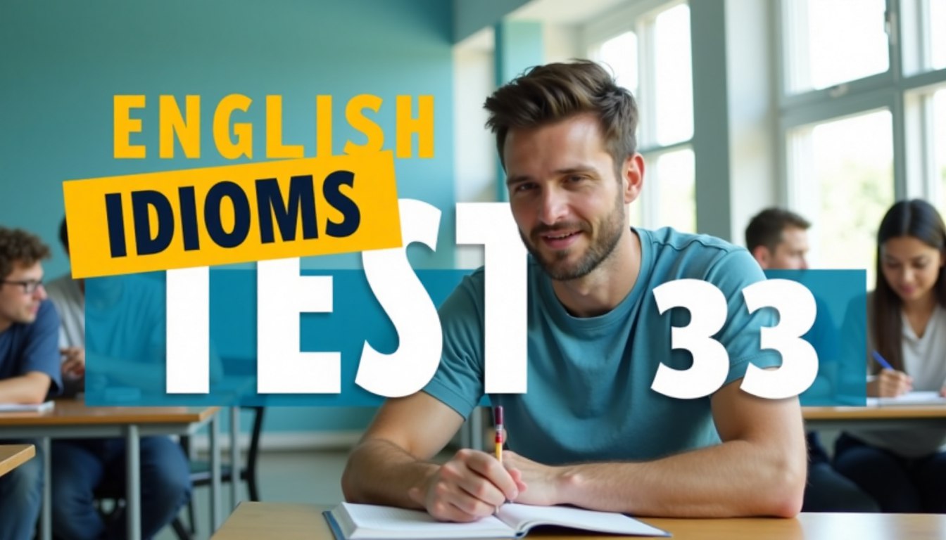 English idioms test 33
