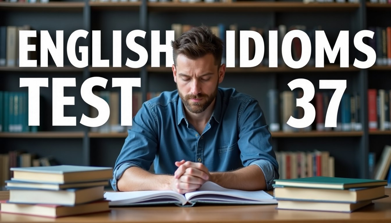 English idioms test 37