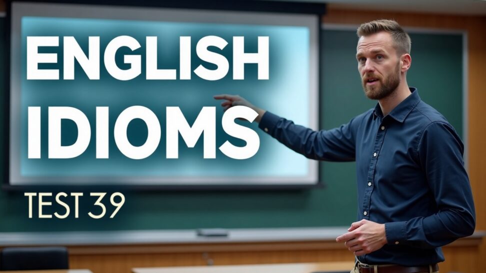 English idioms test 39