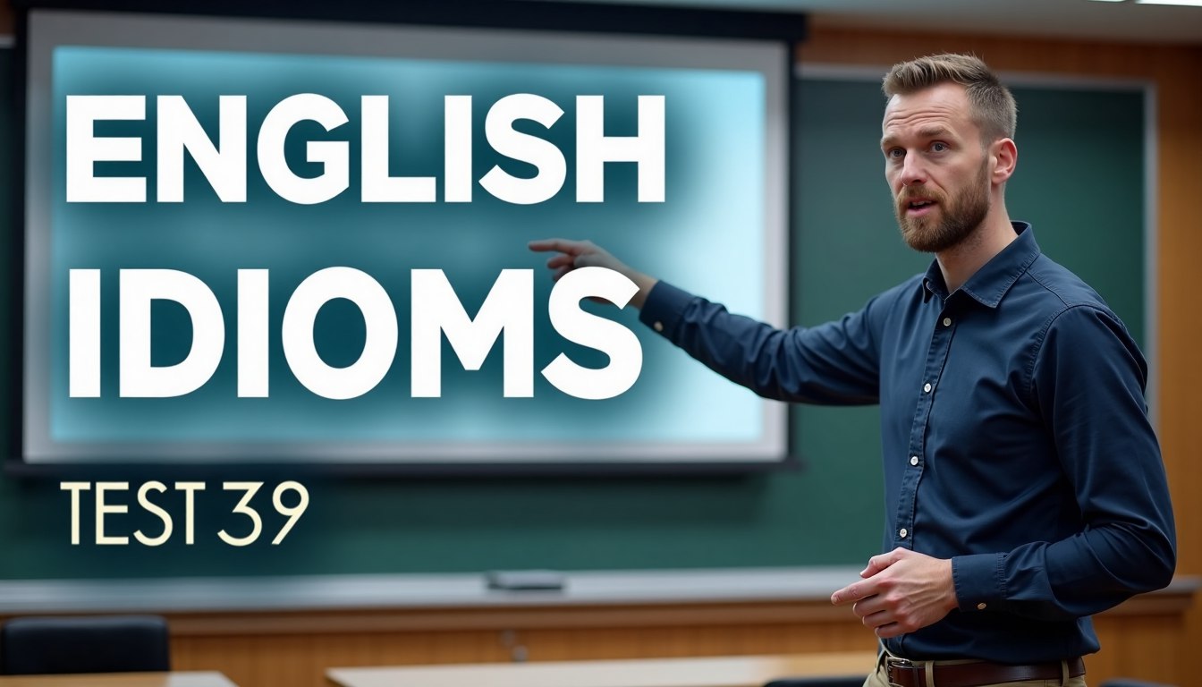 English idioms test 39