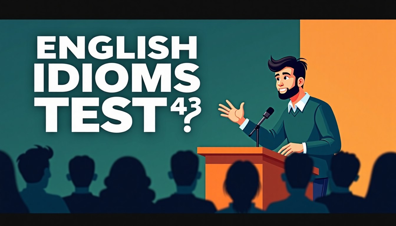 English idioms test 43