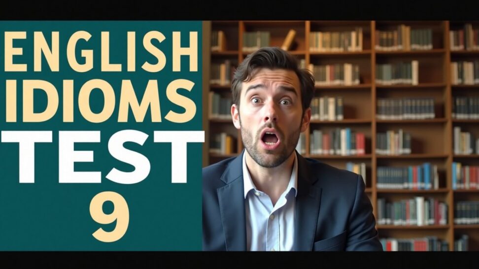 English idioms test 9
