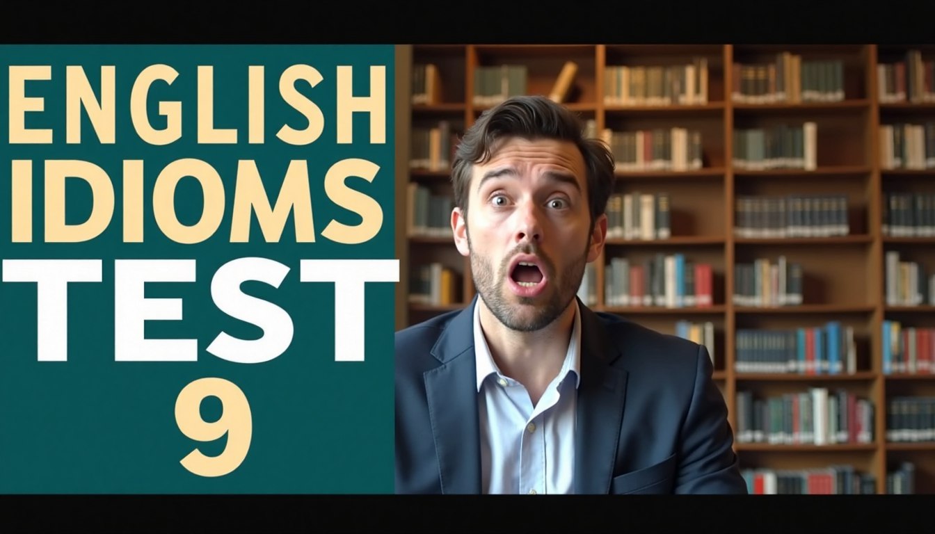 English idioms test 9